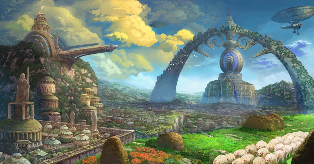 Perspective in one glance. Concept Art Illustrations