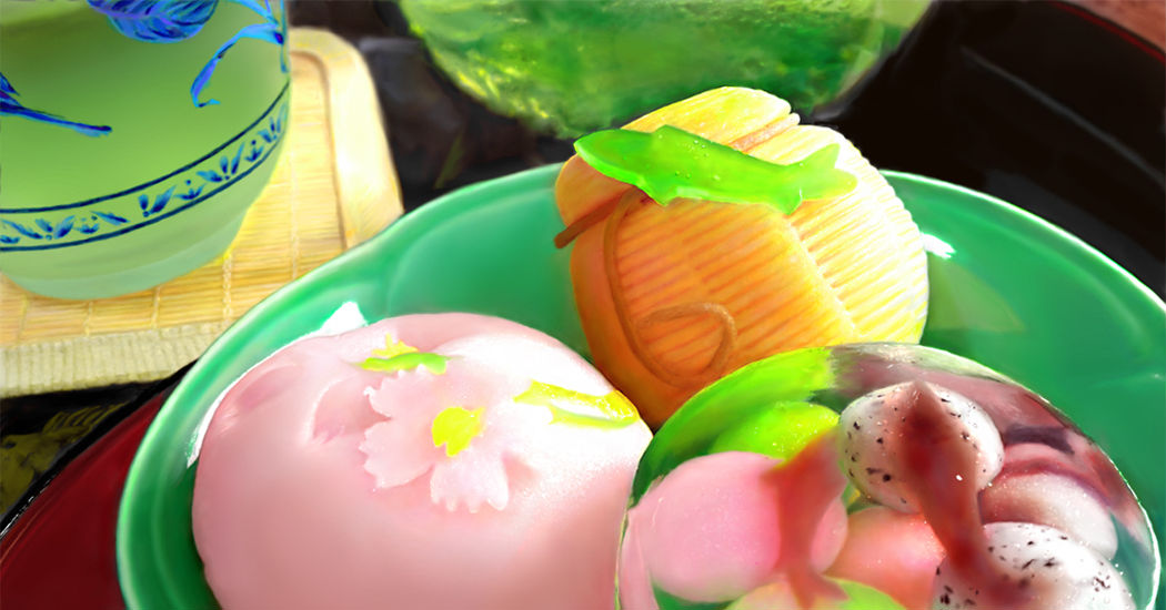 Wagashi, Beautiful Japanese Confectioneries