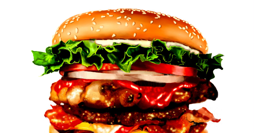 Realistic, mouth-watering hamburgers