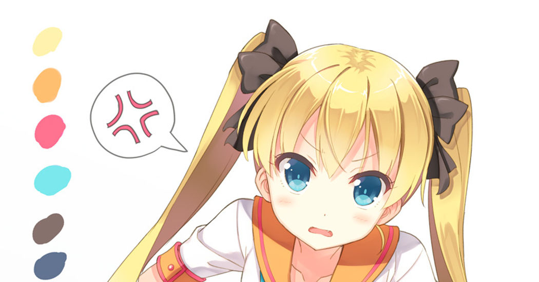 Blonde-haired, blue-eyed girls!