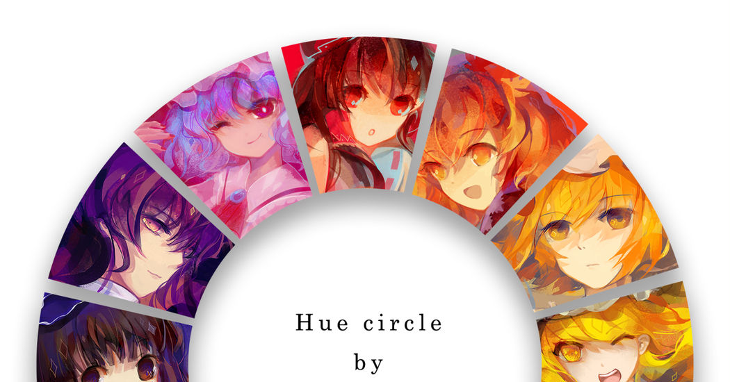 Colorful rings! Hue Circles