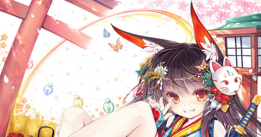 Graceful and cute ♡ Kemonomimi (Furry Ears) x Japanese Clothes