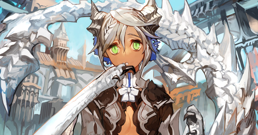 Dark-skinned, Silver-haired Characters
