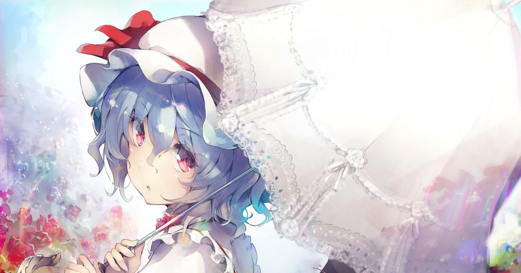 Shining under the blue sky♡ Illustrations of Girls with Parasols