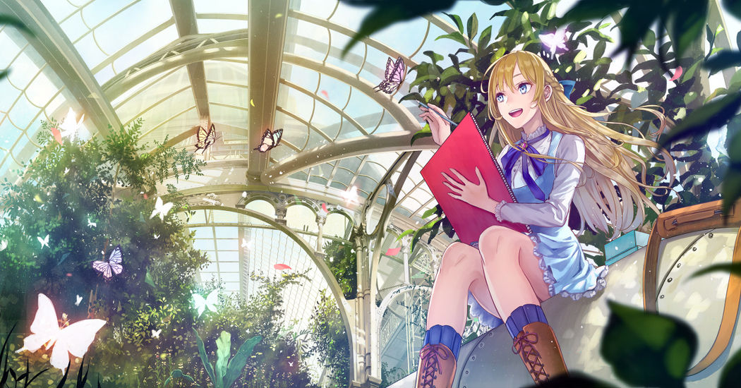In your secret paradise. Greenhouses