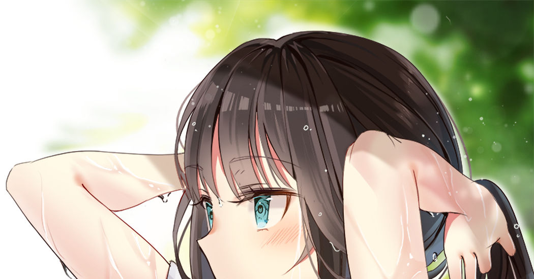 Refreshing sensuality! Wet school uniforms!