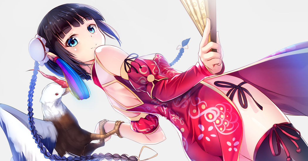 Be careful of the slits ♡ Girls in Cheongsam