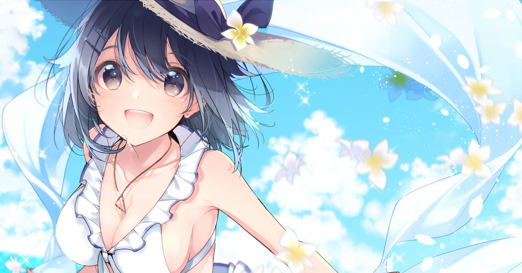 Which outfit do you want her to wear? Illustrations of Girls in Swimsuit VS Yukata