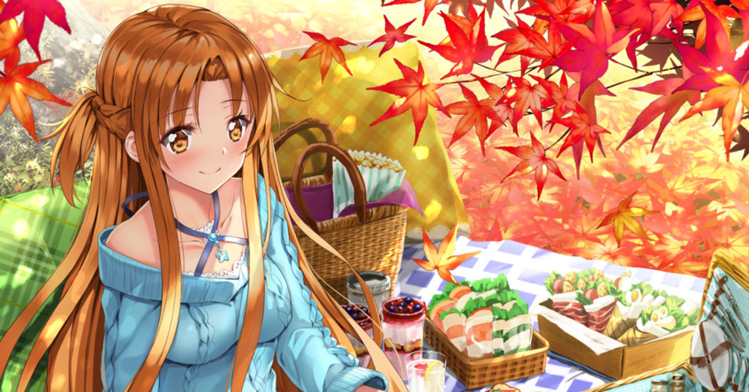 Let's enjoy autumn! Picnic Illustrations