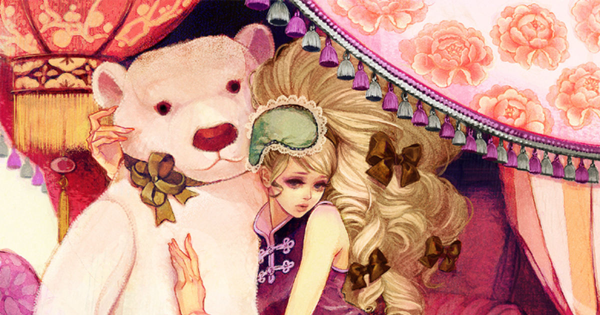 無料ダウンロードぬいぐるみ くま 女の子 イラスト 無料イラスト集