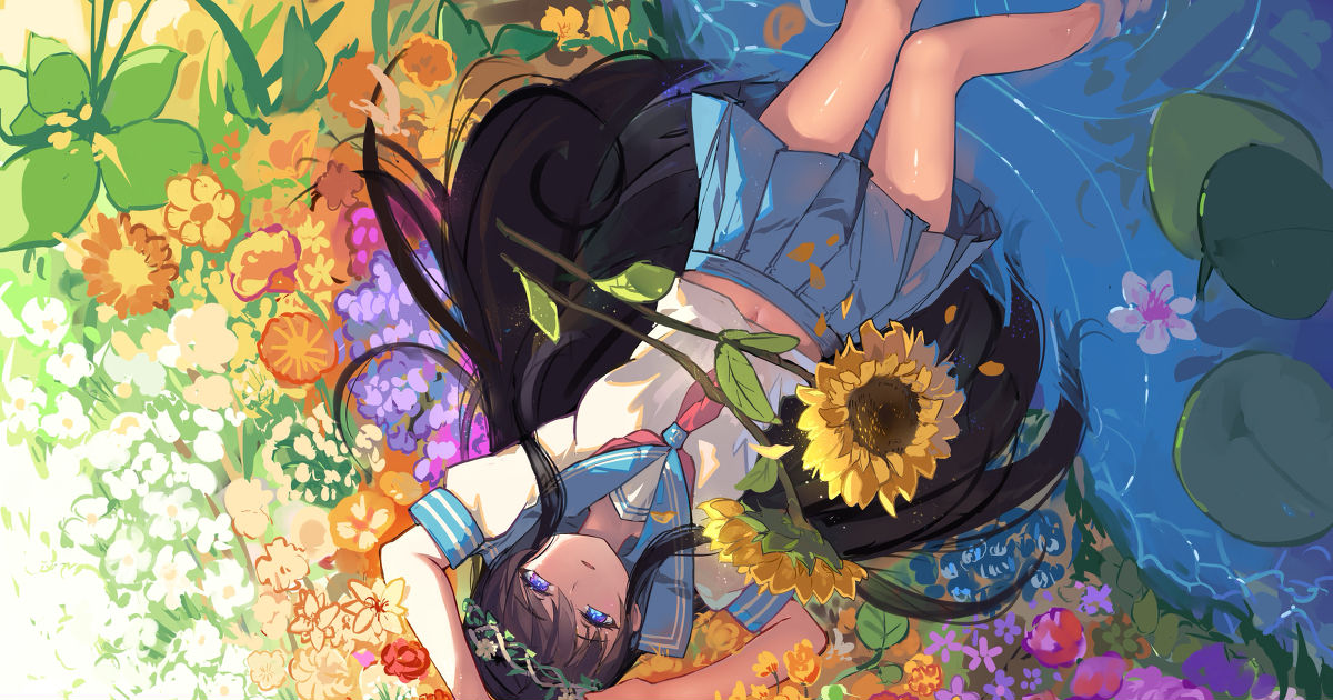 Blooming Beautifully ♡ Girls & Flowers