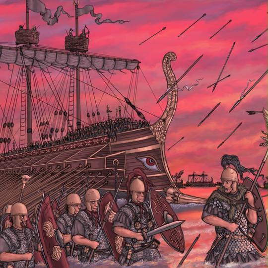 ガレー（奴隷）船の船体パーツ解説 絵画 レプリカ アンティーク