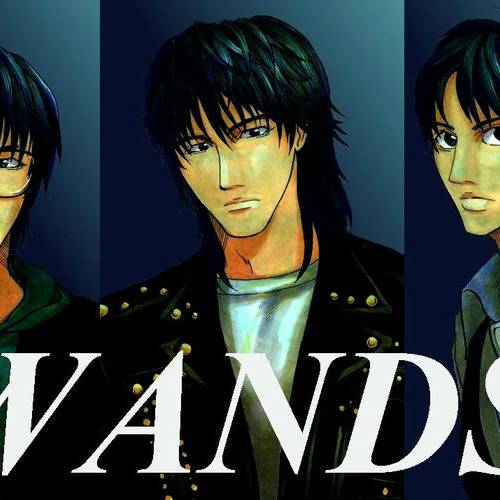 上杉昇 手描きイラスト WANDS見開き広告 切り抜き / 柴崎浩 木村真也 上杉昇 手描きイラスト WANDS見開き広告 切り抜き / 柴崎浩 木村真也