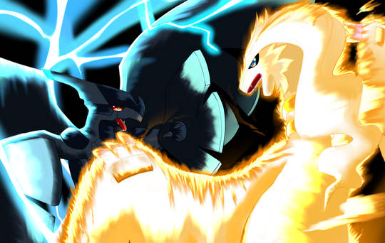 ビクティニと黒き英雄ゼクロム ビクティニと白き英雄レシラム びくてぃにとくろきえいゆうぜくろむびくてぃにとしろきえいゆうれしらむ とは ピクシブ百科事典