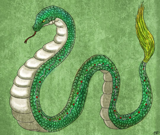 虹蛇のエインガナ にじへびのえいんがな とは ピクシブ百科事典