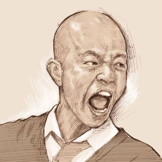 バイキング小峠英二 人物画