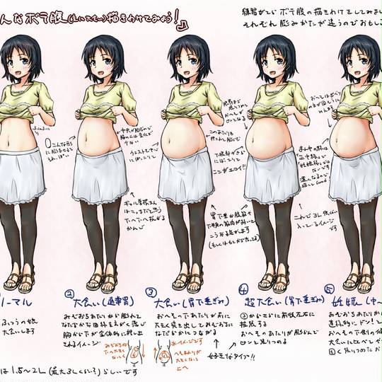 ボテ腹 ぼてばら とは ピクシブ百科事典