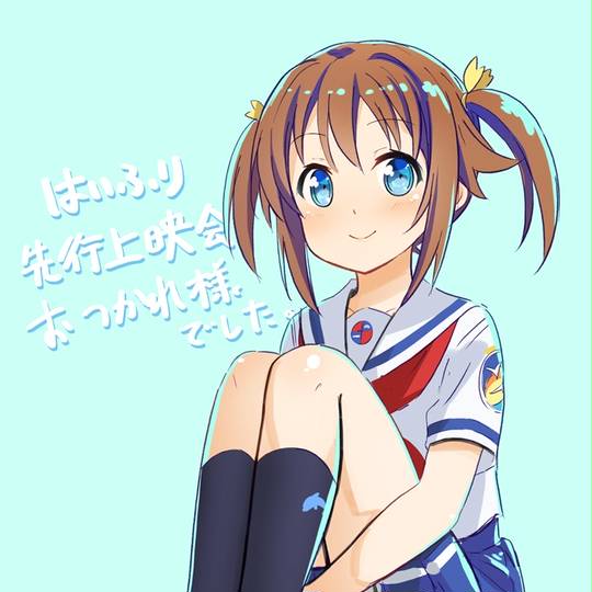 ハイスクール・フリート　知名もえか　バースデー缶バッジ ハイスクール・フリート 誕生日 缶バッチD 知名もえか 色濃く 7
