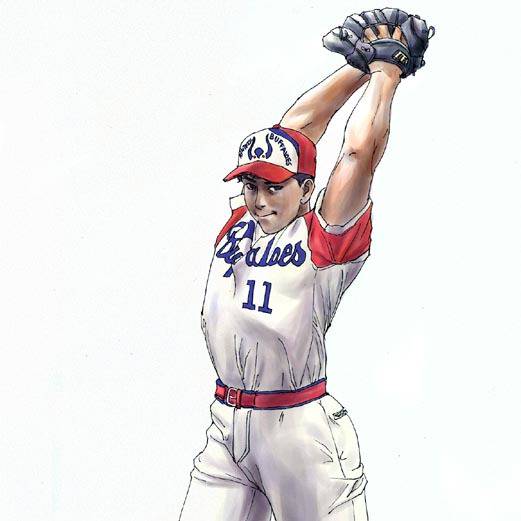 野茂英雄（ドジャース）投球フォームの写真