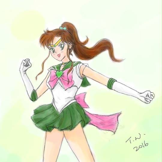 武内直子 直筆サイン色紙 美少女戦士セーラームーン セーラー