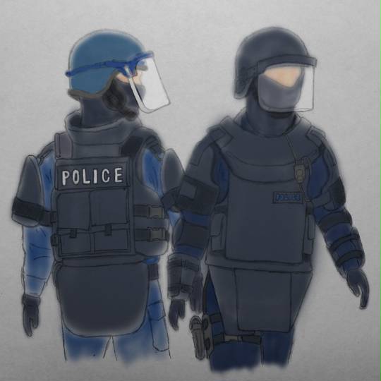 ボディアーマー 日本警察 SAT特注仕様