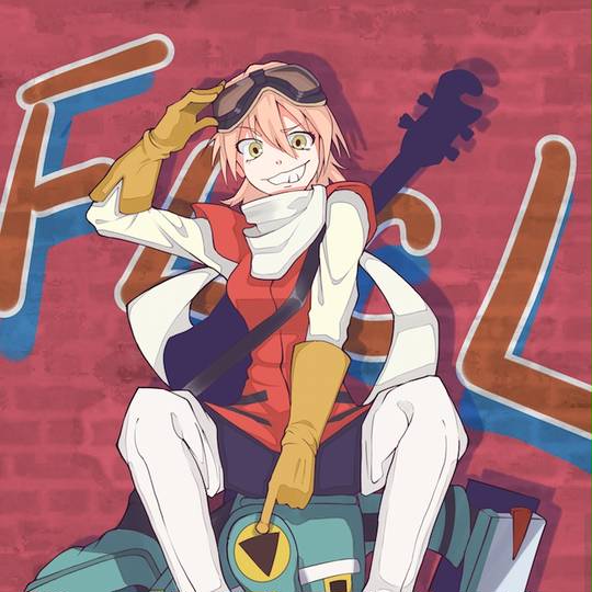 FLCL ハルハラ ハル子&宇宙スクーター フリクリ 海洋堂 美