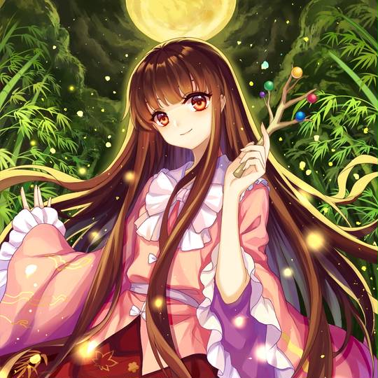 Chaos カオス 東方永夜抄 永遠と須臾を操る月人 蓬莱山輝夜 SP サイン 高級素材使用ブランド SP “東方永夜抄”永遠と須臾を操る月人