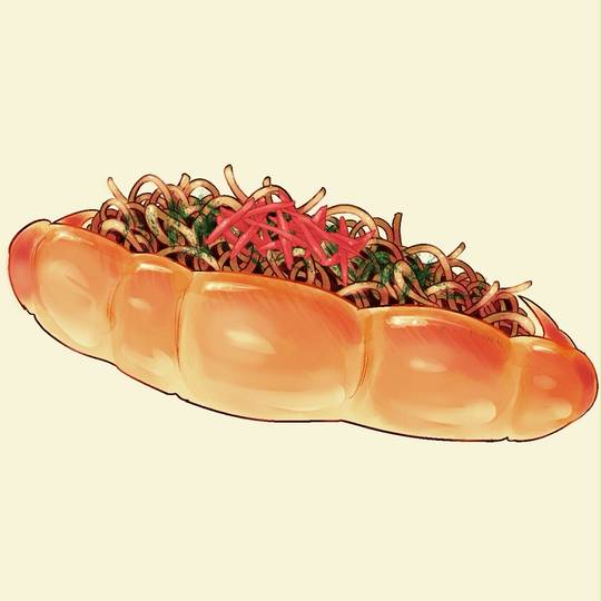 焼きそばパン やきそばぱん とは ピクシブ百科事典