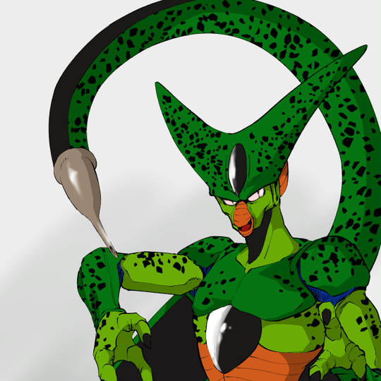 ドラゴンボール セル 第一形態 リペイント 【二次元リペイント