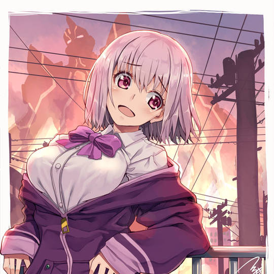 グリッドマン 新条アカネ SD インスタンス ドミネーション 白詰草 スリーブ