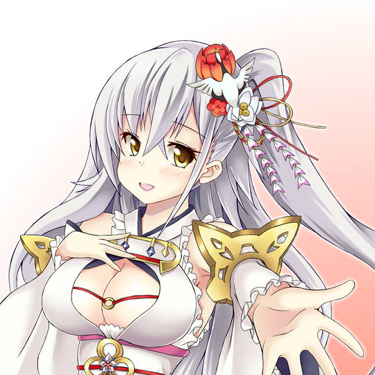 ◆ 手描きイラスト ◆ 刀剣乱舞　鶴丸国永　FA ◇ 手描きイラスト ◇ 刀剣乱舞 鶴丸国永 一期一振 FA （FA