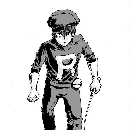 【ロケット団のしたっぱ】 レインボーロケット団したっぱ（♂）」 / 500 さんの作品