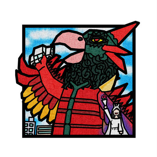 おうむ怪獣 エレジア ステータスカード ウルトラマンT タロウ ウルトラマンタロウ 怪獣大百科(21) エレジア、他 - YouTube
