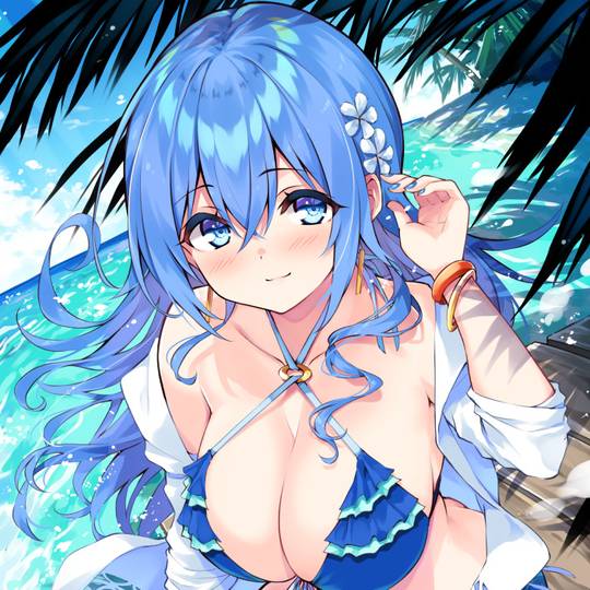 アニメキャラクター イラスト 水色ビキニ 青ビキニ (あおびきに)とは【ピクシブ百科事典】
