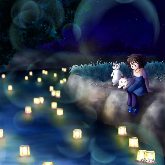 灯篭流し とうろうながし とは ピクシブ百科事典