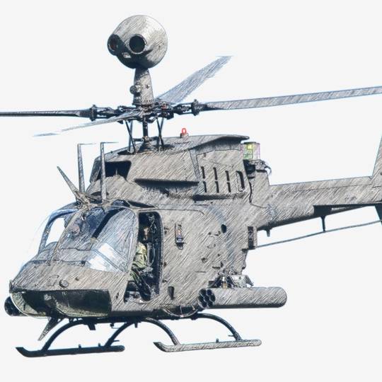 OH-58D (おーえいちごじゅうはちでぃー)とは【ピクシブ百科事典】