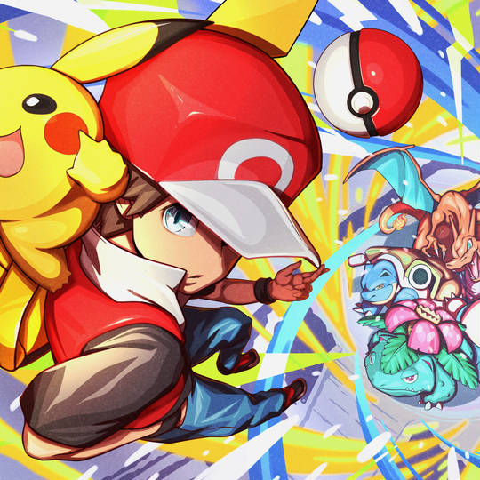 レッド(ポケモン) (れっど)とは【ピクシブ百科事典】