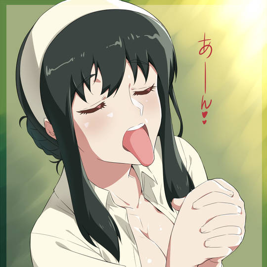 二次元　顔射 