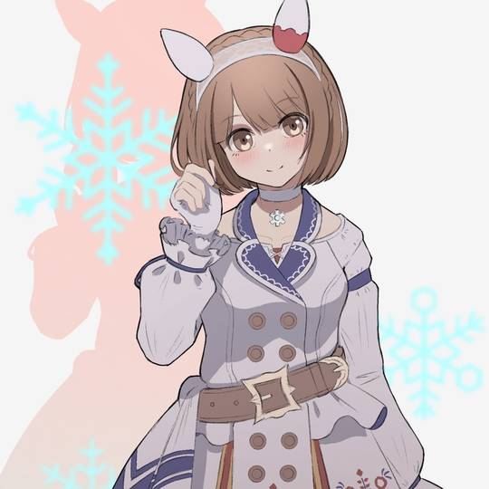 ウマ娘 めんこうめんこいむつのはな ユキノビジン サイン カード