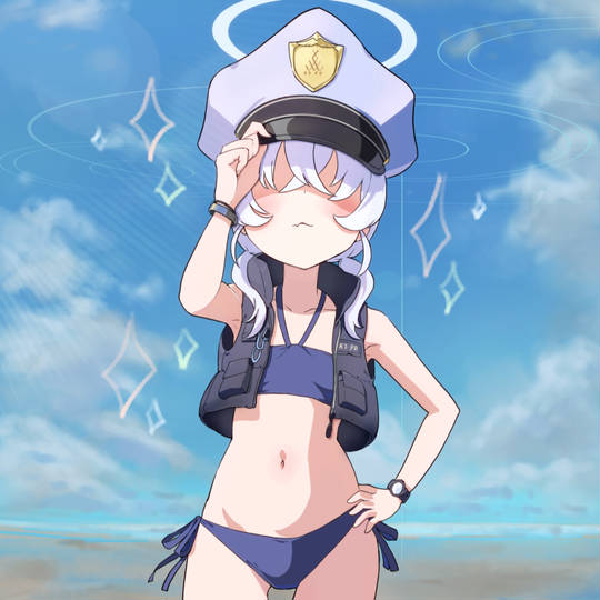 ブルーアーカイブ ヴァルキューレ海警モブ 組み立て塗装済みレジン製