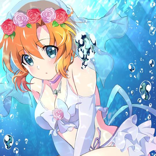 イラストリアス シースルー ウエディング ビキニ 水着 アズールレーン