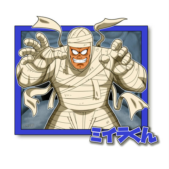 ドラゴンボール - DBZ セル画 天津飯× アックマン、ミイラくん ドラゴンボール - DBZ セル画 天津飯× アックマン、ミイラくんの