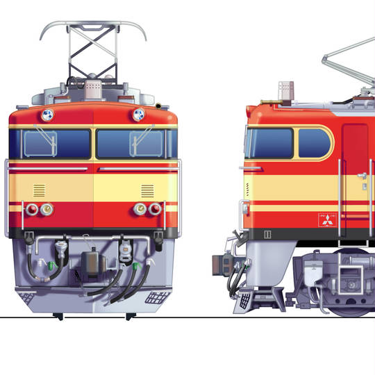 西武鉄道E851形電気機関車フェニックス製キット組み立て品 ひく