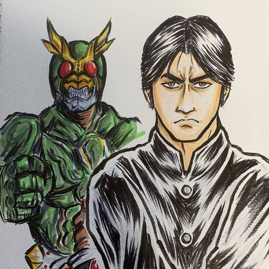 仮面ライダーアギト アナザーアギト 木野薫役 菊地隆則 直筆サインカード