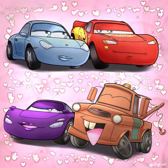 カーズ2 DELUXE ホリー・シフトウェル＆ダブルデッカーバス2点セット カーズ2 DELUXE ホリー・シフトウェル＆ダブルデッカーバス2点セット C