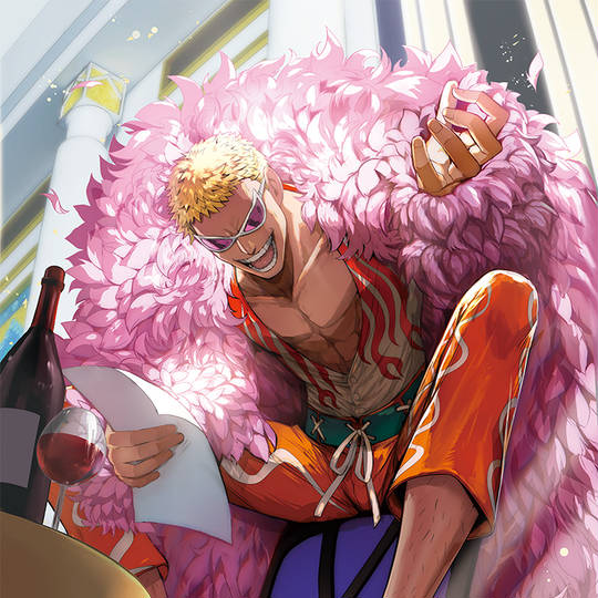 ONE PIECE ワンピース　ドンキホーテ・ドラフラミンゴ　フィギュア34cm : メガハウス - ワンピース - WA-Maximum - 天の鬼