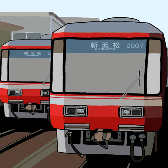 遠州電鉄　路線図　鉄板製　赤電　遠鉄　えんてつ　私鉄路線図板 遠州電鉄 路線図 鉄板製 赤電 遠鉄 えんてつ 私鉄路線図