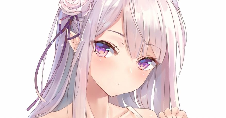 Noble radiance. Illustrations of Girls with Gray Hair