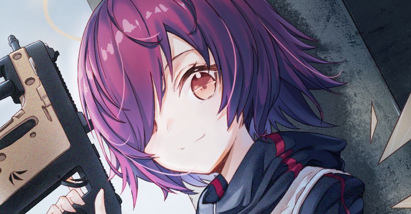 Drawings of Girls with One Eye Hidden - Beyond Her Bangs.