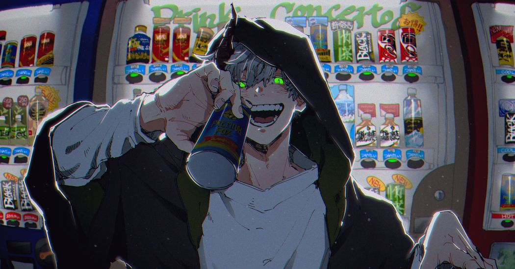 How about a break by the vending machine?